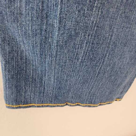 Lee Jeans Women's 12 Blue Denim 29.5" Modified Hem - Picture 5 of 11